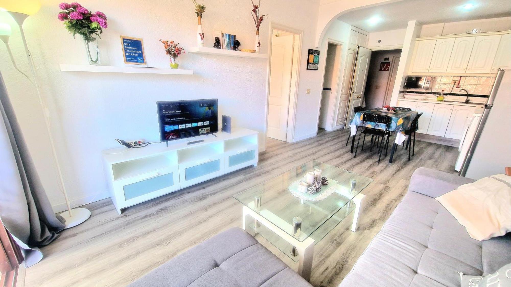 Cozy Apartment Tenerife South Wifi & Pool Costa Del Silencio Kültér fotó